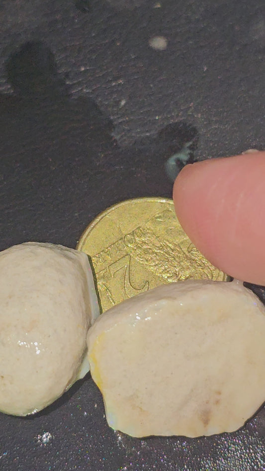 52.75 coober pedy opal 2x stone