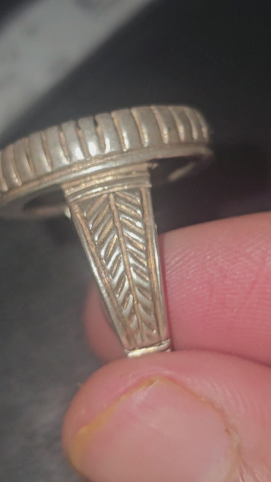 925 silver male ring