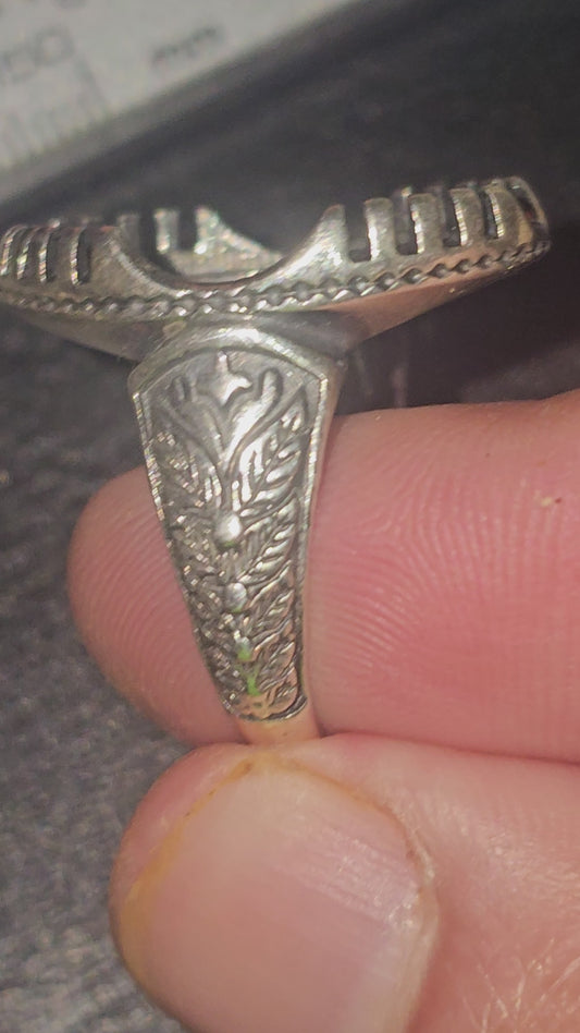 925 silver male ring