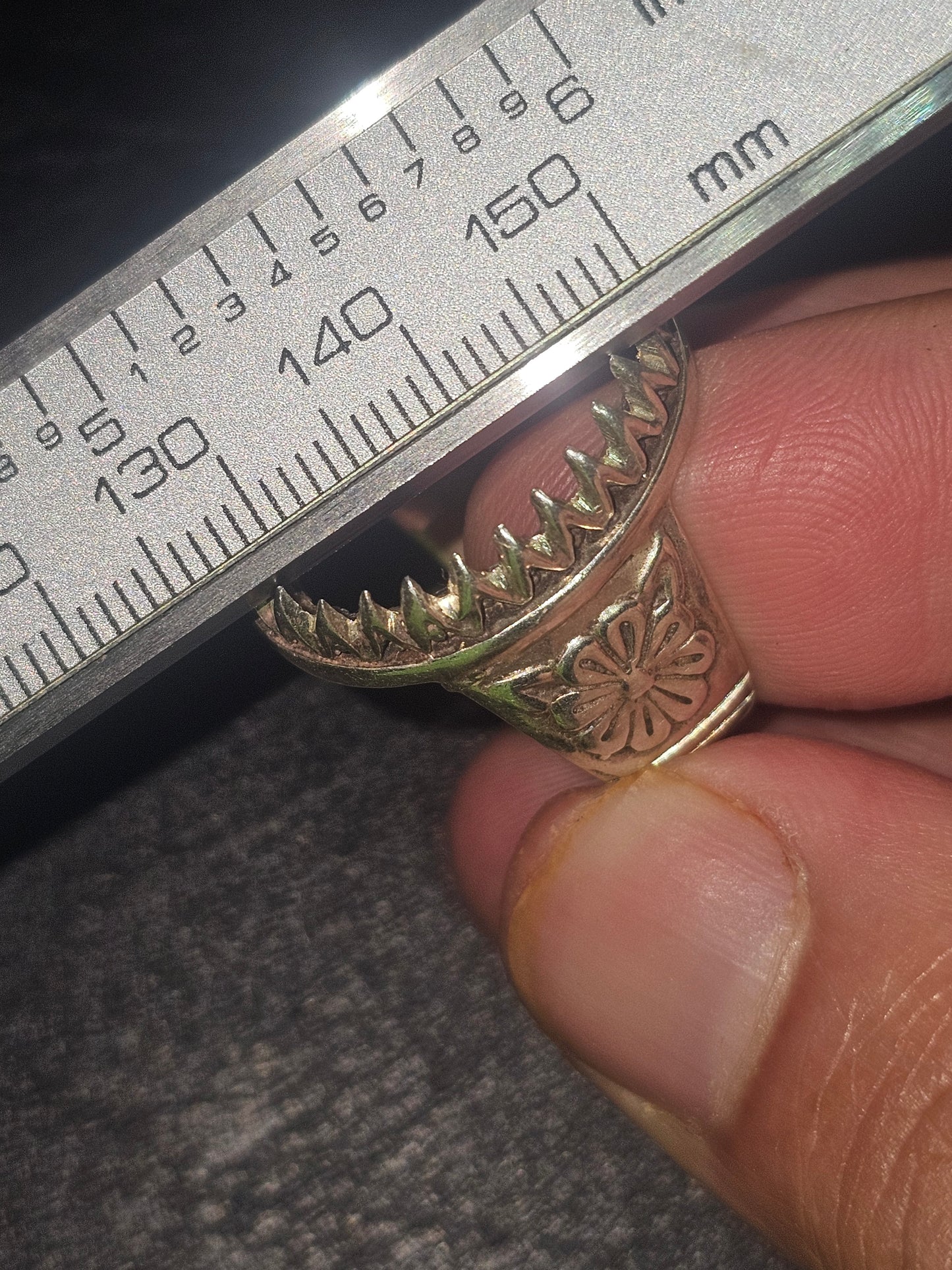 925 silver male ring
