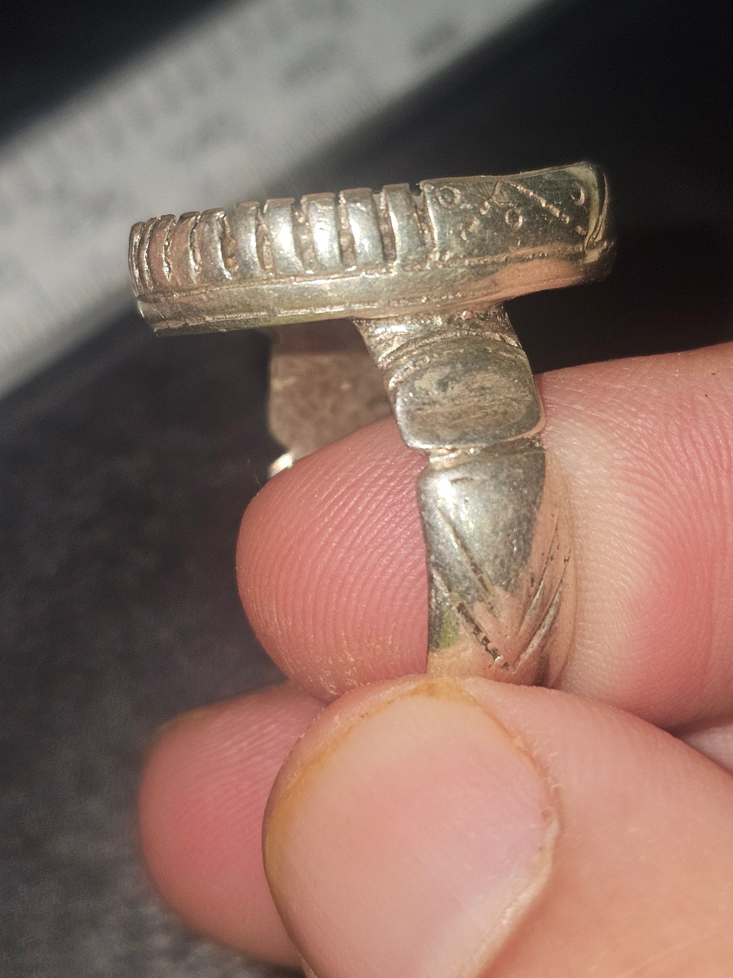925 silver male ring