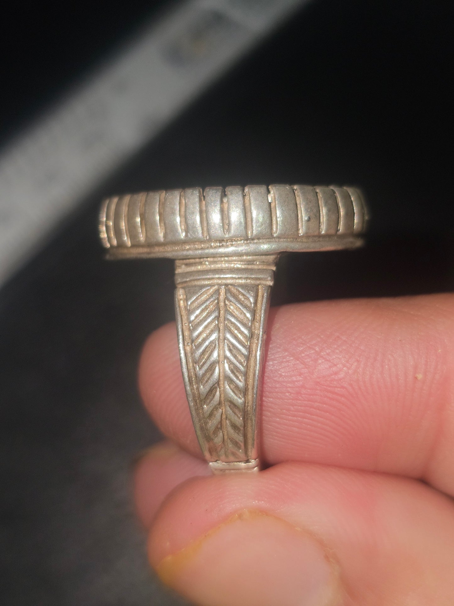 925 silver male ring