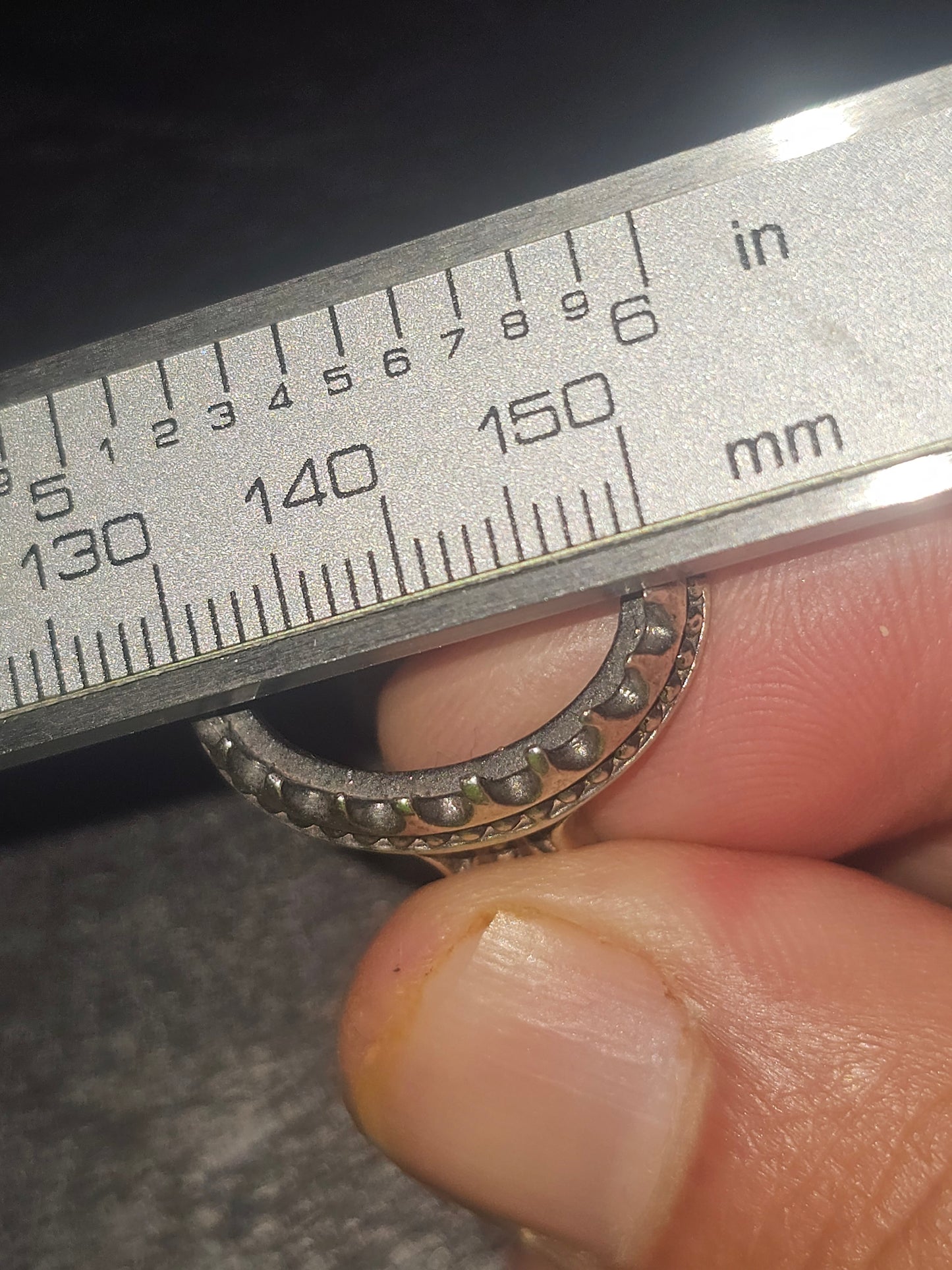 925 silver male ring
