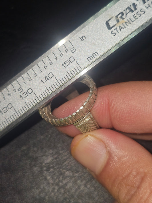 925 silver male ring