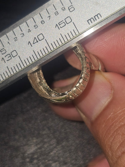 925 silver male ring