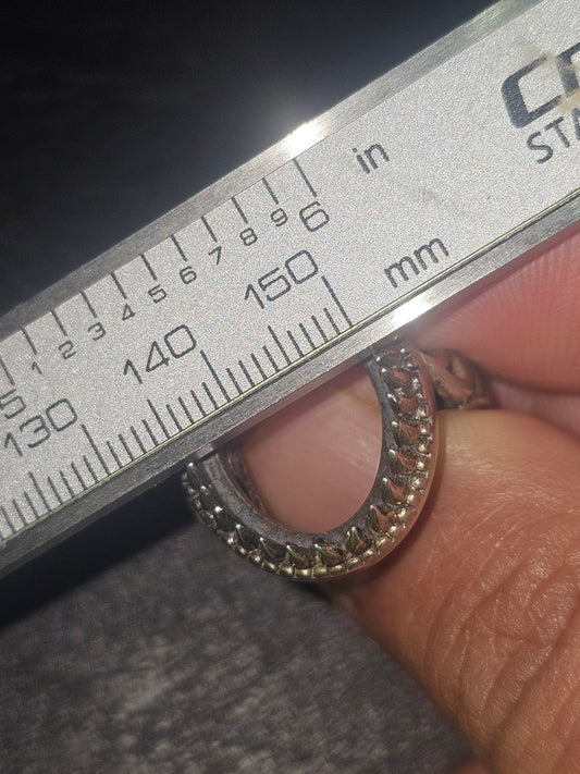 925 silver male ring