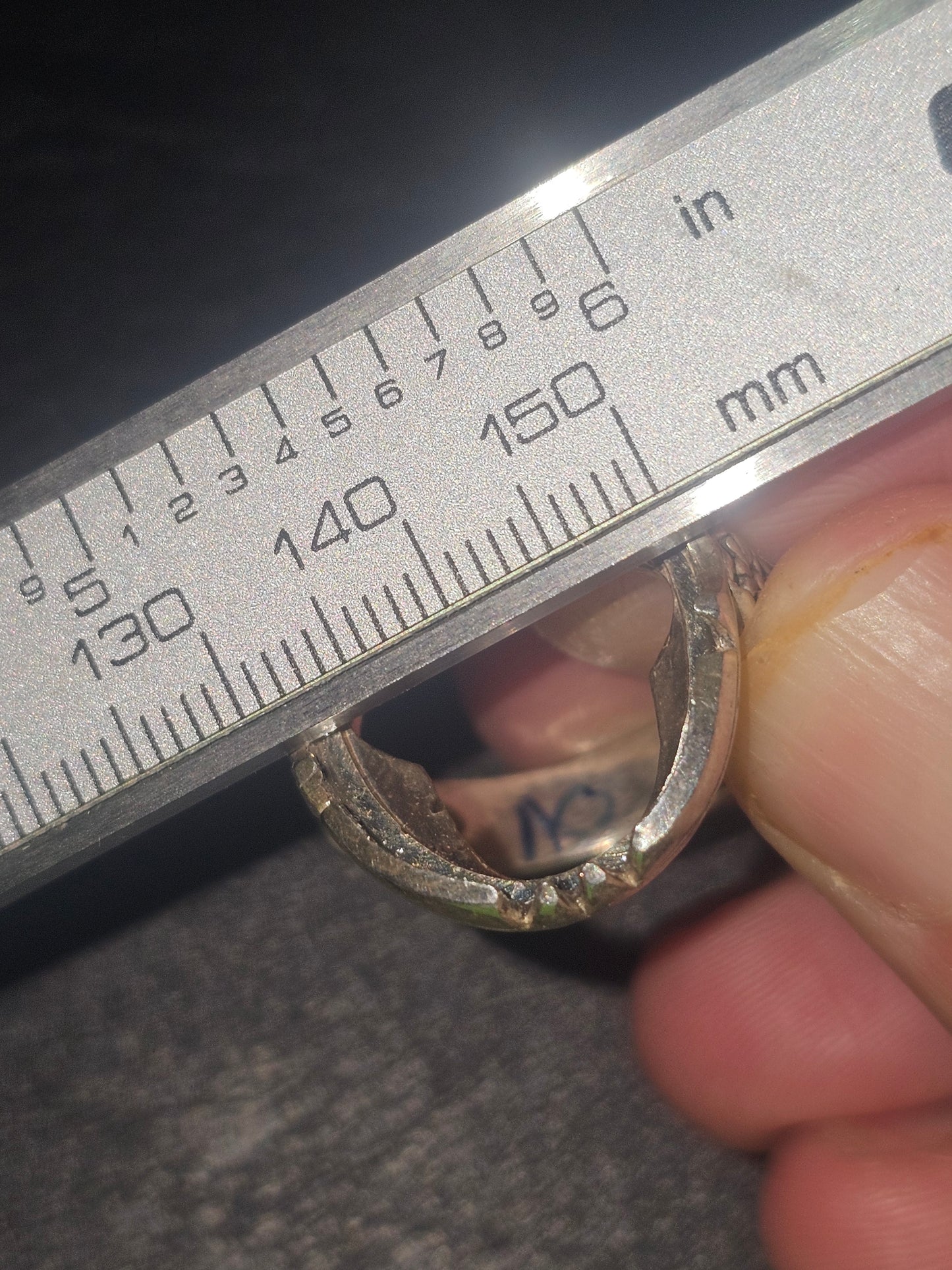 925 silver male ring