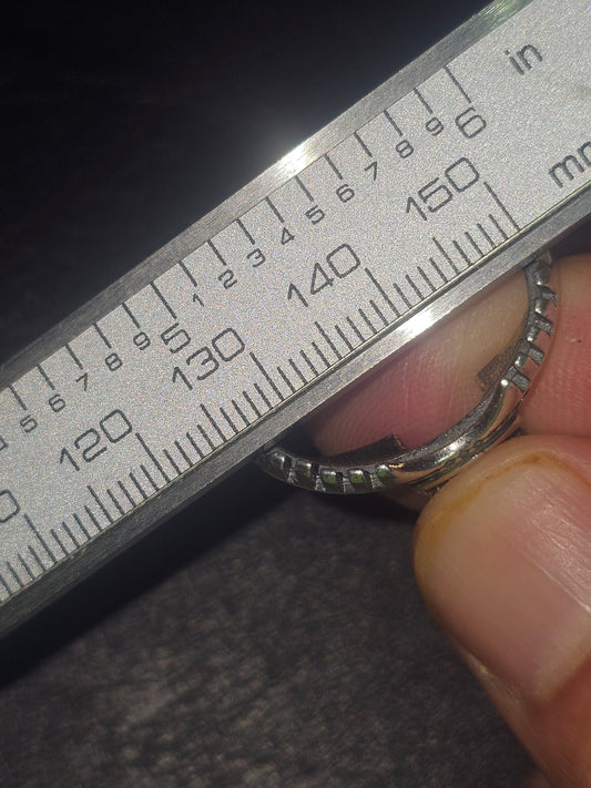 925 silver male ring